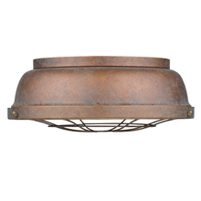  7312-FM CP - Bartlett Flush Mount in Copper Patina